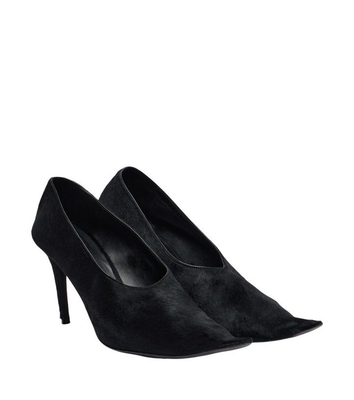 Photo: Khaite Marlene calf hair pumps