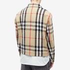 Burberry Men's Crossmoor Check Harrington Jacket in Archive Beige Check