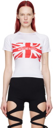 Sinead Gorey White Raglan Sleeve T-Shirt