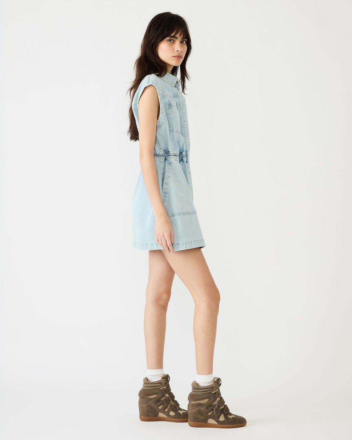 Steve Madden Robbie Dress in Denim
