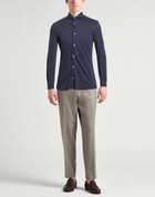 Fedeli Mens Shirt in Navy