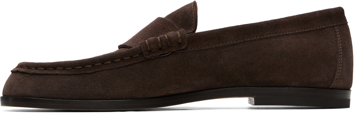 Common Projects Brown Suede Loafers