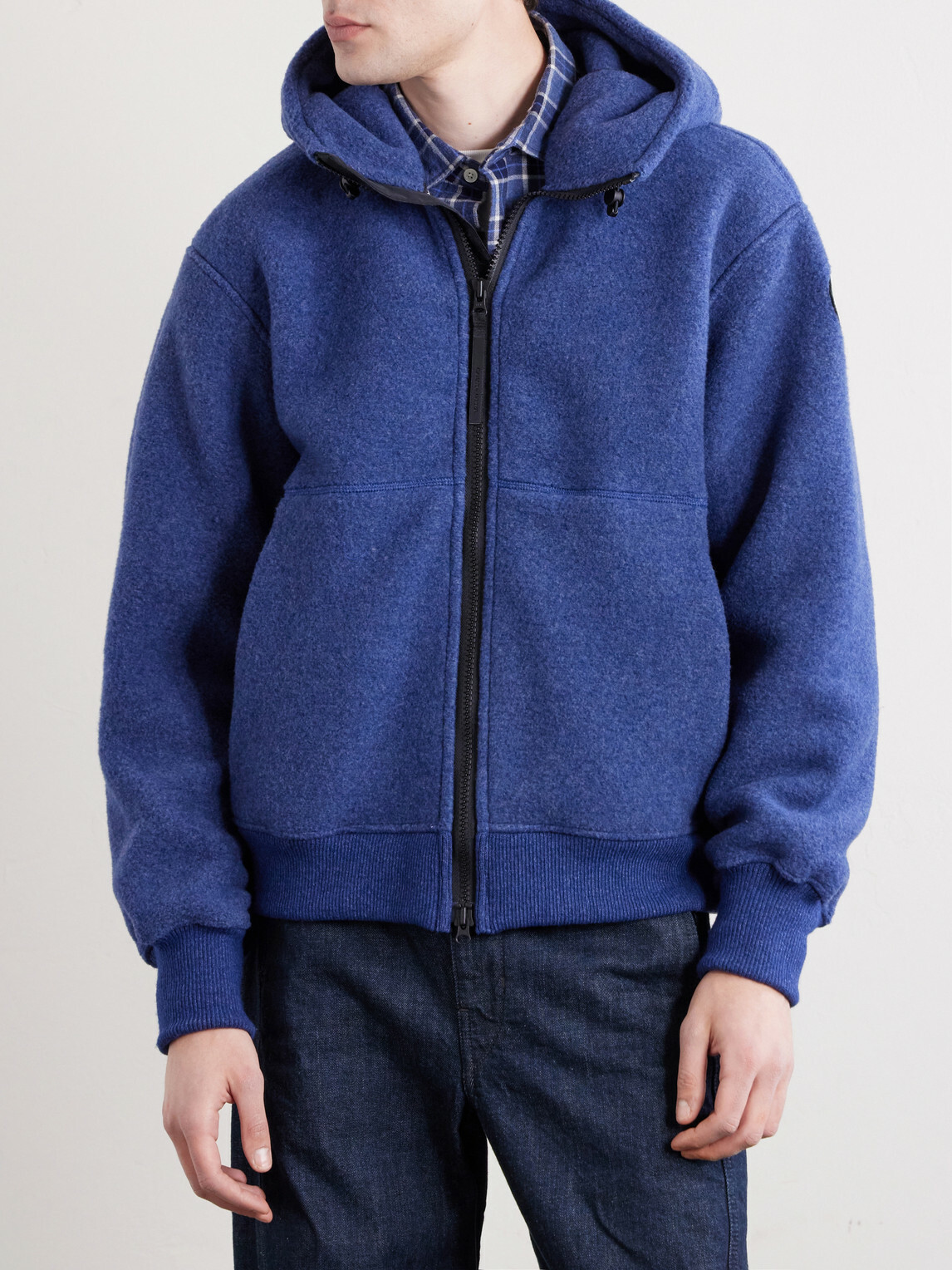 Canada Goose - Chilliwack Wool-Blend Fleece Hooded Jacket - Blue