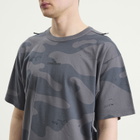 Stone Island Men's Camouflage T-Shirt in Blue Grey