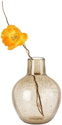 Misette Brown Bubble Glass Vase