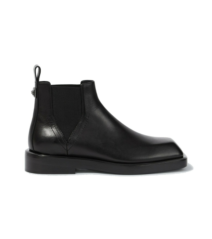Photo: Versace - Leather Chelsea boots