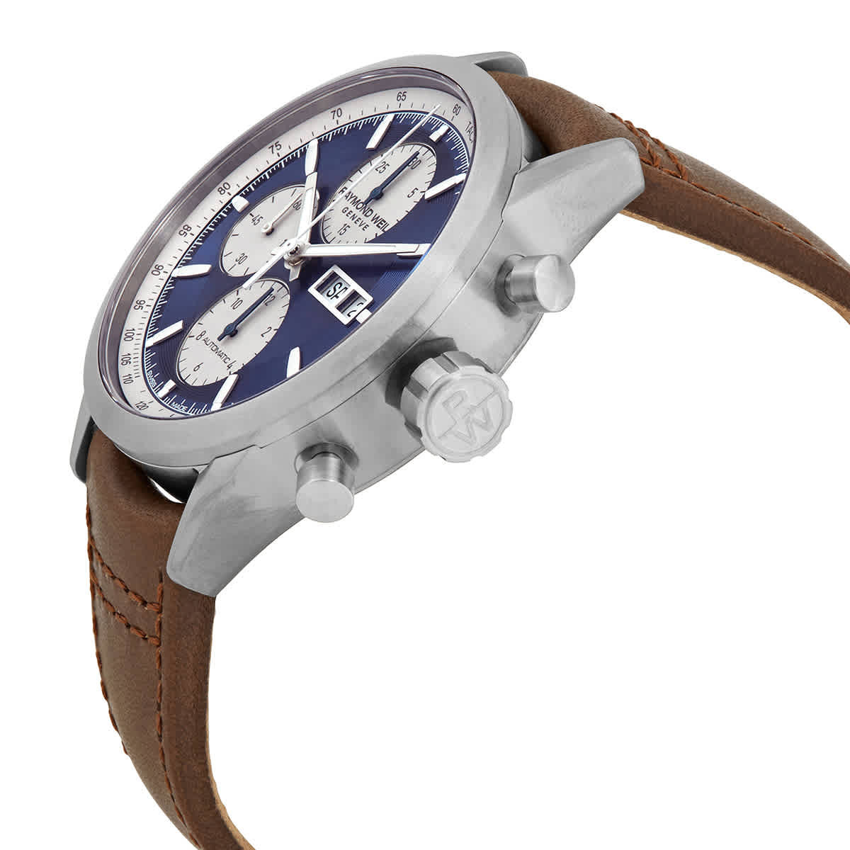Raymond Weil Freelancer Chronograph Automatic Blue Dial Mens Watch 7732-TIC-50421