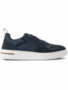 Loro Piana - Newport Walk Storm System® Suede-Trimmed Shell Sneakers - Blue