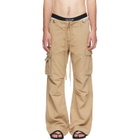Raimundo Langlois Beige Double Fly Cargo Pants