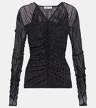 Diane von Furstenberg Eli mesh top