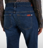 7 For All Mankind Low-rise flared jeans