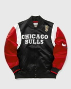 Mitchell & Ness NBA TEAM ORIGINS SATIN JACKET VINTAGE LOGO CHICAGO BULLS black/red Mens Bomber Jackets/Team Jacket