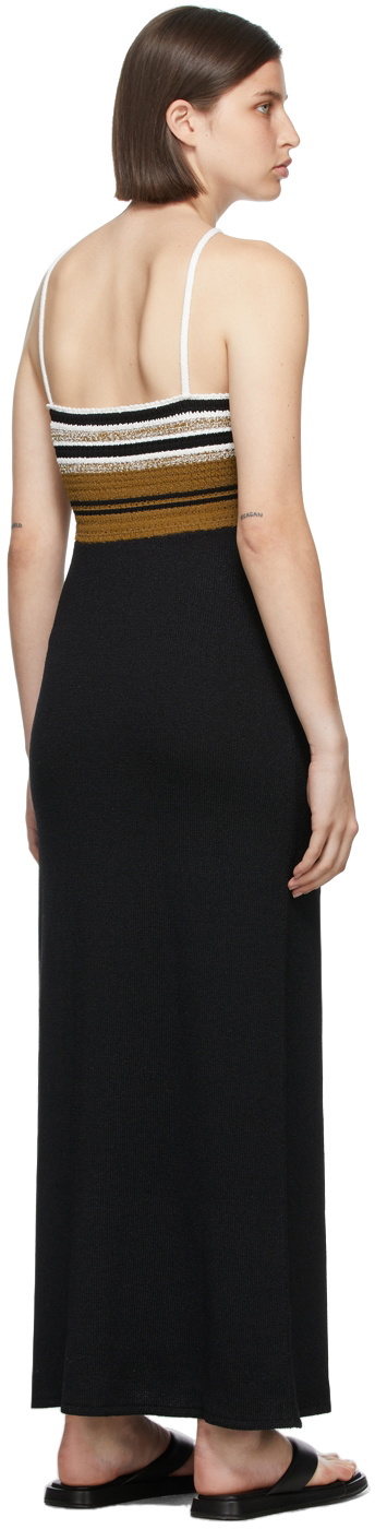 Proenza Schouler Black Crimp Knit Halter Dress Proenza Schouler