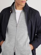 Brunello Cucinelli - Cashmere-Blend Zip-Up Sweatshirt - Gray