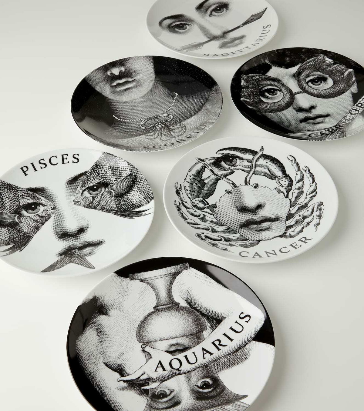Fornasetti Tema e Variazioni N.358 Aquarius wall plate