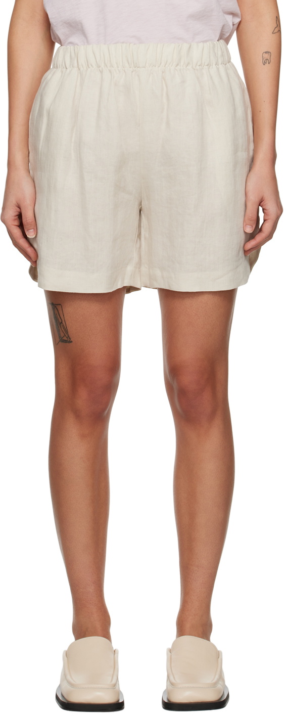 Le Petit Trou Beige Lucie Shorts