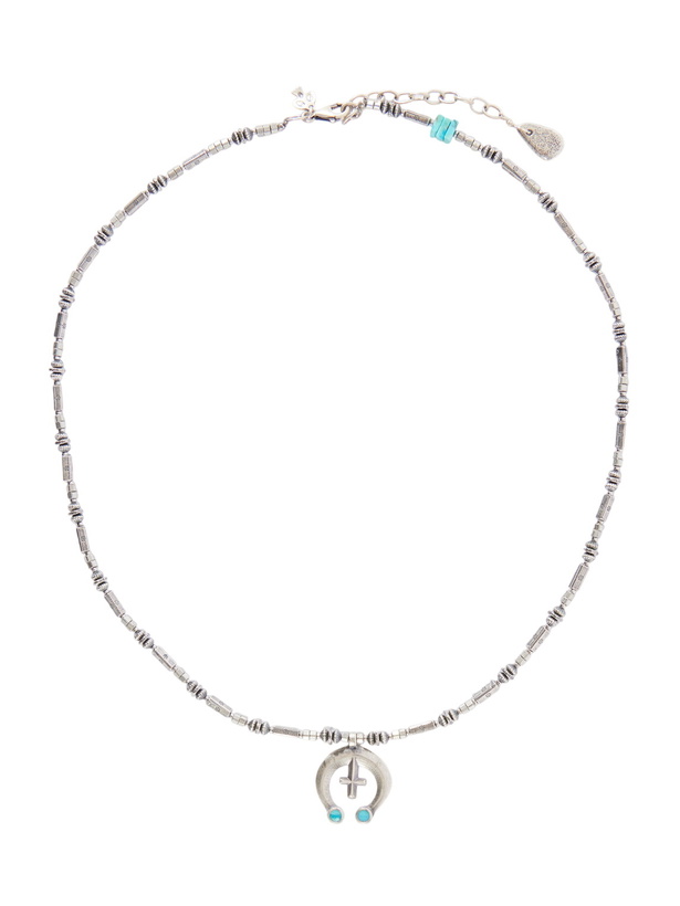 Photo: Peyote Bird - High Desert Sterling Silver Multi-Stone Necklace - Silver