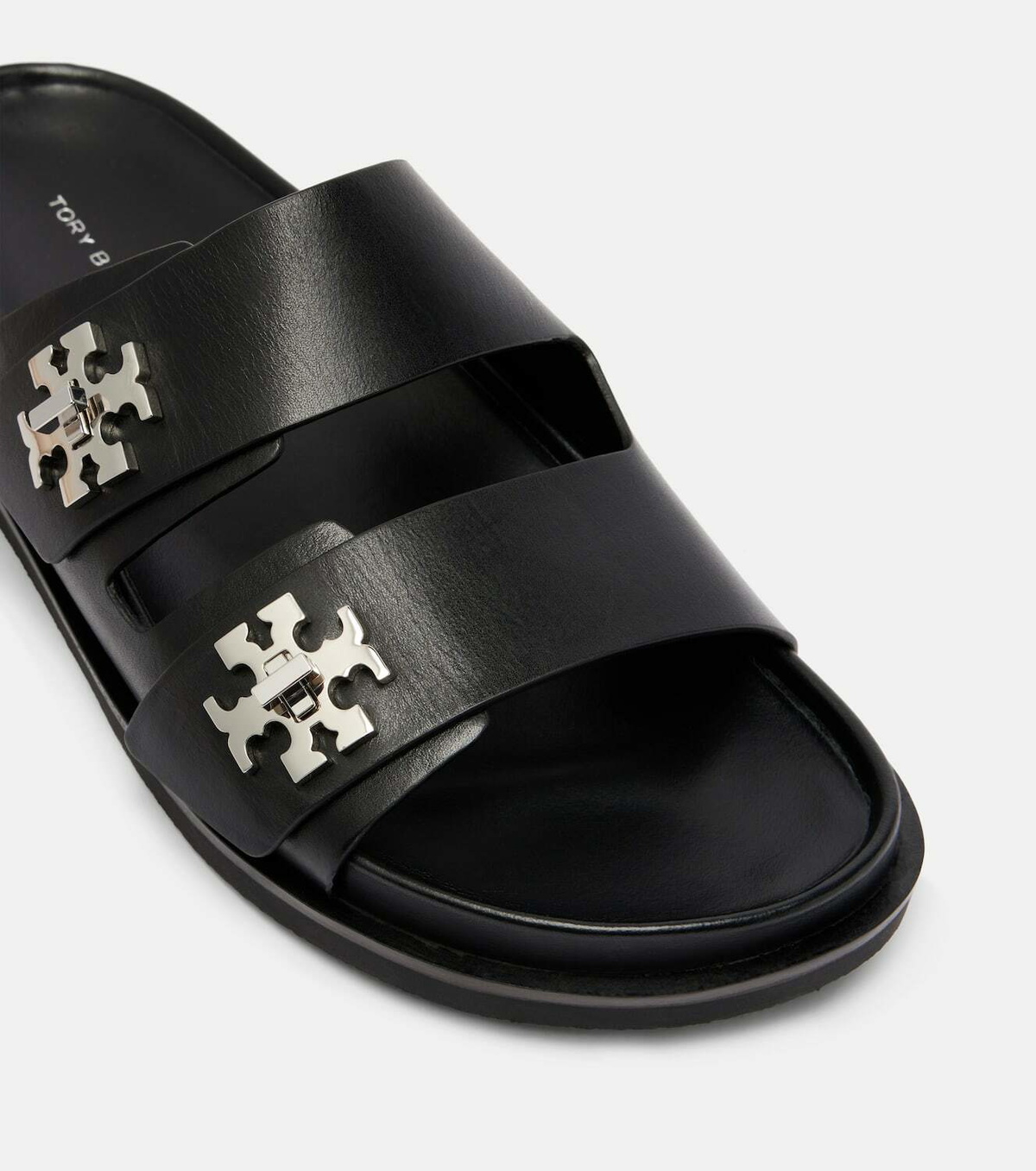 Tory Burch Turnlock leather slides