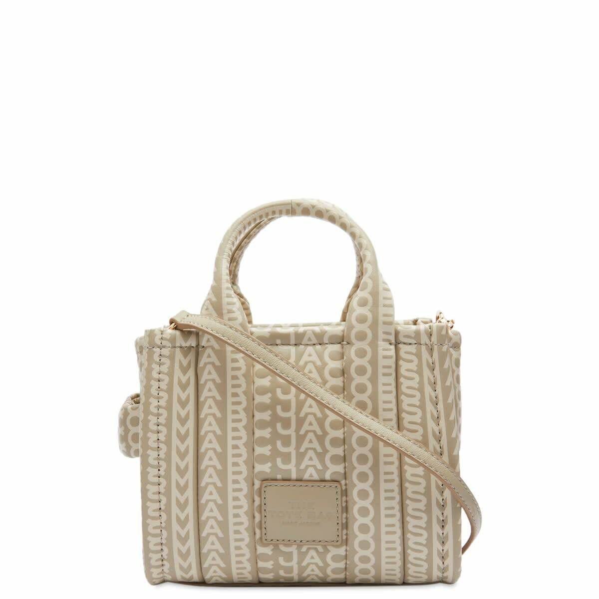 Marc Jacobs beige The Marc Jacobs Micro The Monogram Tote Bag