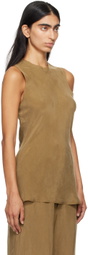 Gabriela Coll Garments Brown No.256 Tank Top