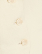 Dondup Womens Tailored Vest Ivory
