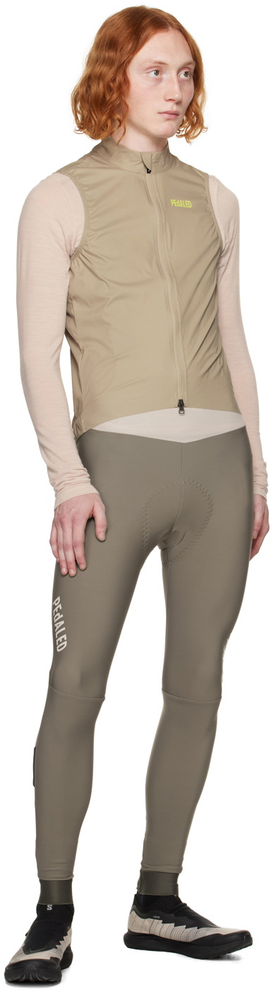 PEdALED Off-White Waterproof Vest