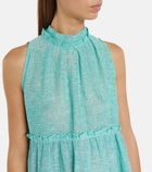 Lisa Marie Fernandez - Erica linen-blend gauze midi dress