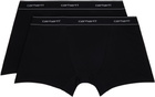 Carhartt Work In Progress Two-Pack Black Cotton Boxers