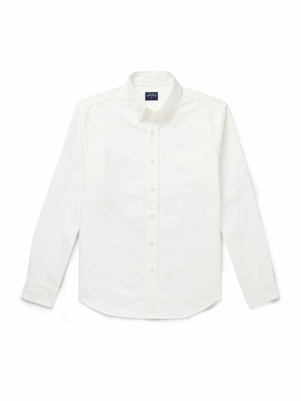 Photo: Noah - Button-Down Collar Cotton Oxford Shirt - White