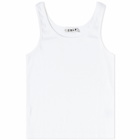CDLP Women's Rib Tank Top in White