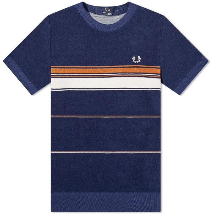 Photo: Fred Perry Reissues Striped Towelling Tee