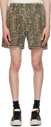 John Elliott Khaki Skeptic Shorts