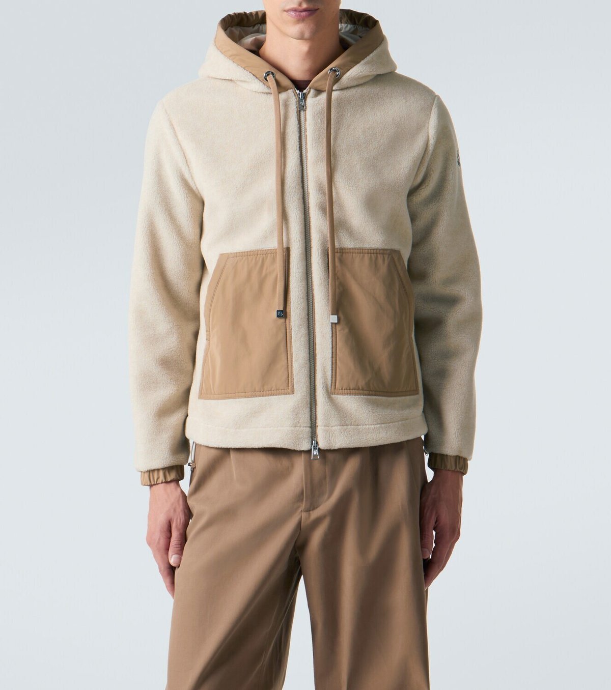 Moncler Fleece zip-up hoodie