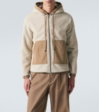 Moncler Fleece zip-up hoodie