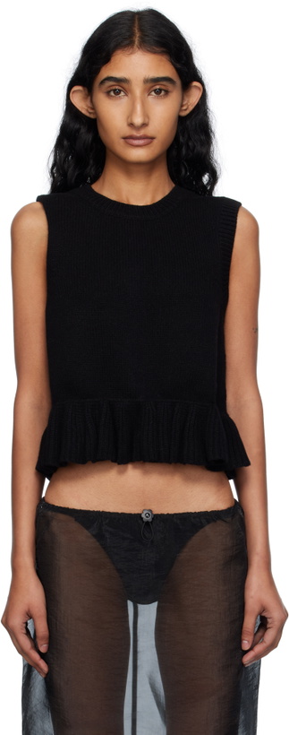 Photo: Cecilie Bahnsen Black Bill Vest