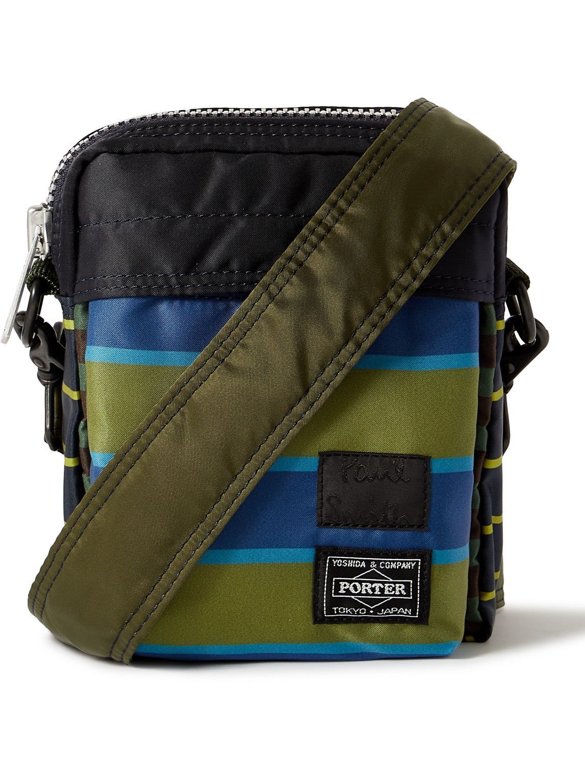 Paul Smith - Porter-Yoshida & Co Striped Nylon Messenger Bag Paul