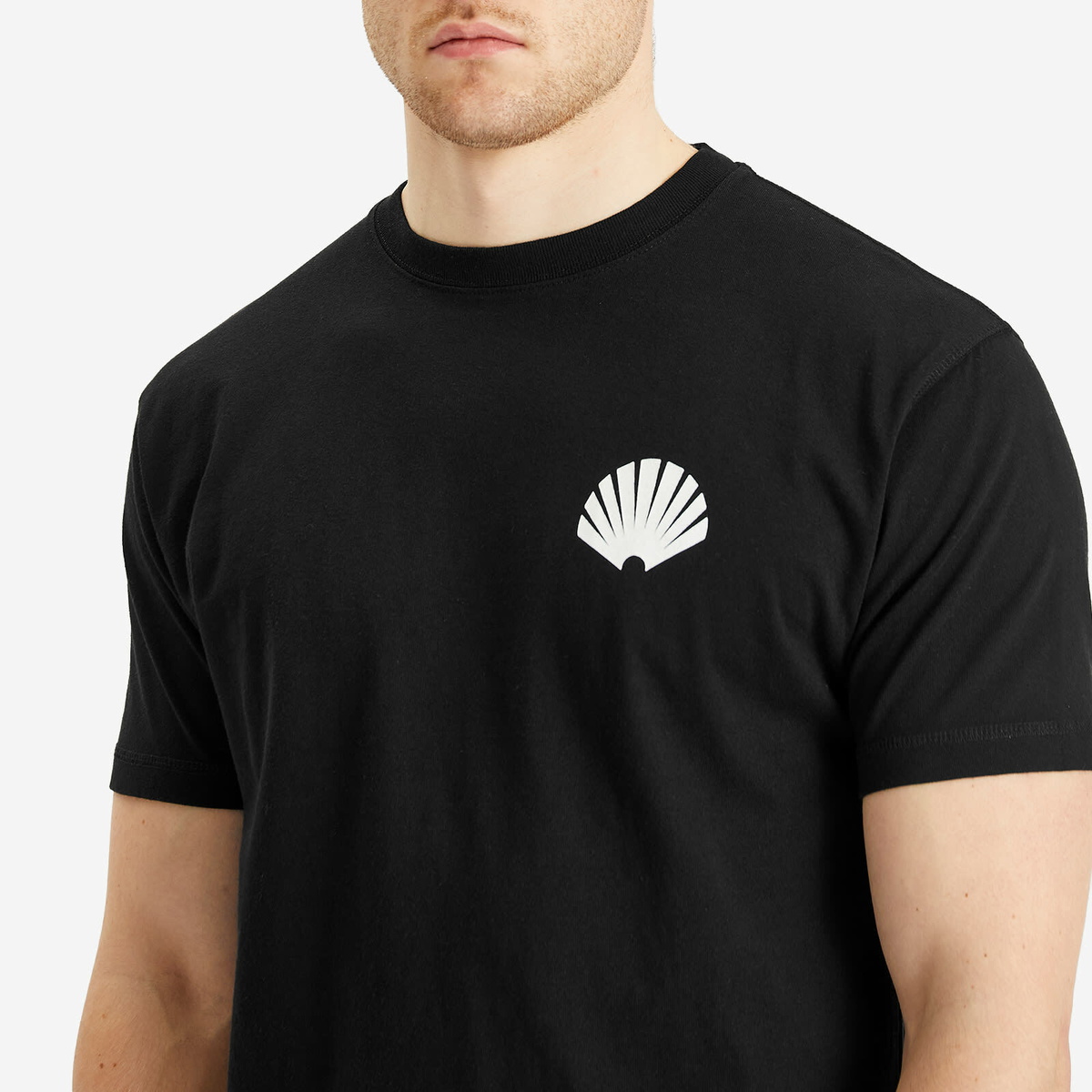 New Amsterdam Surf Association Men's Logo T-Shirt in Black/White