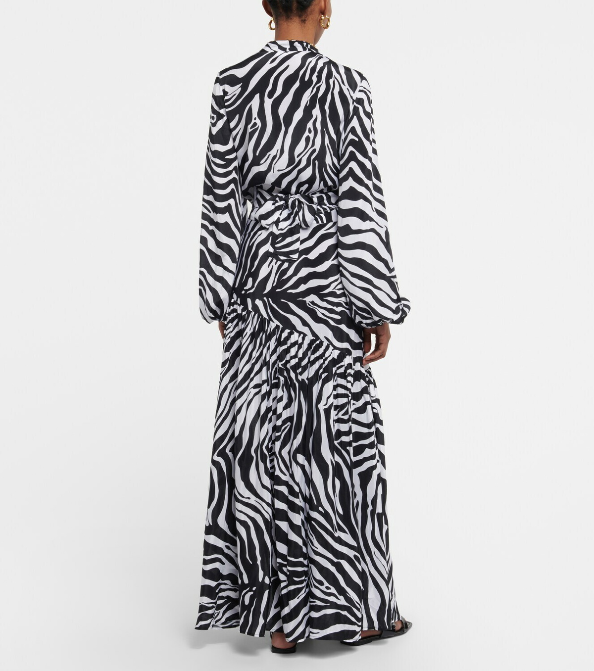 Alexandra Miro Tabitha zebra-print crop top