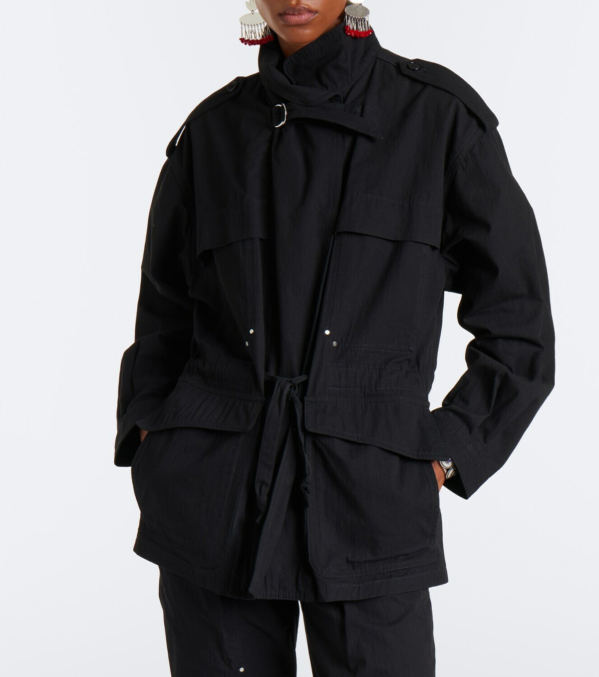 Isabel Marant Adelys cotton-blend gabardine jacket