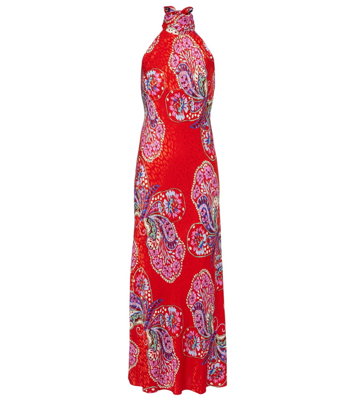 Rixo Regine embroidered tiered cotton maxi dress Rixo