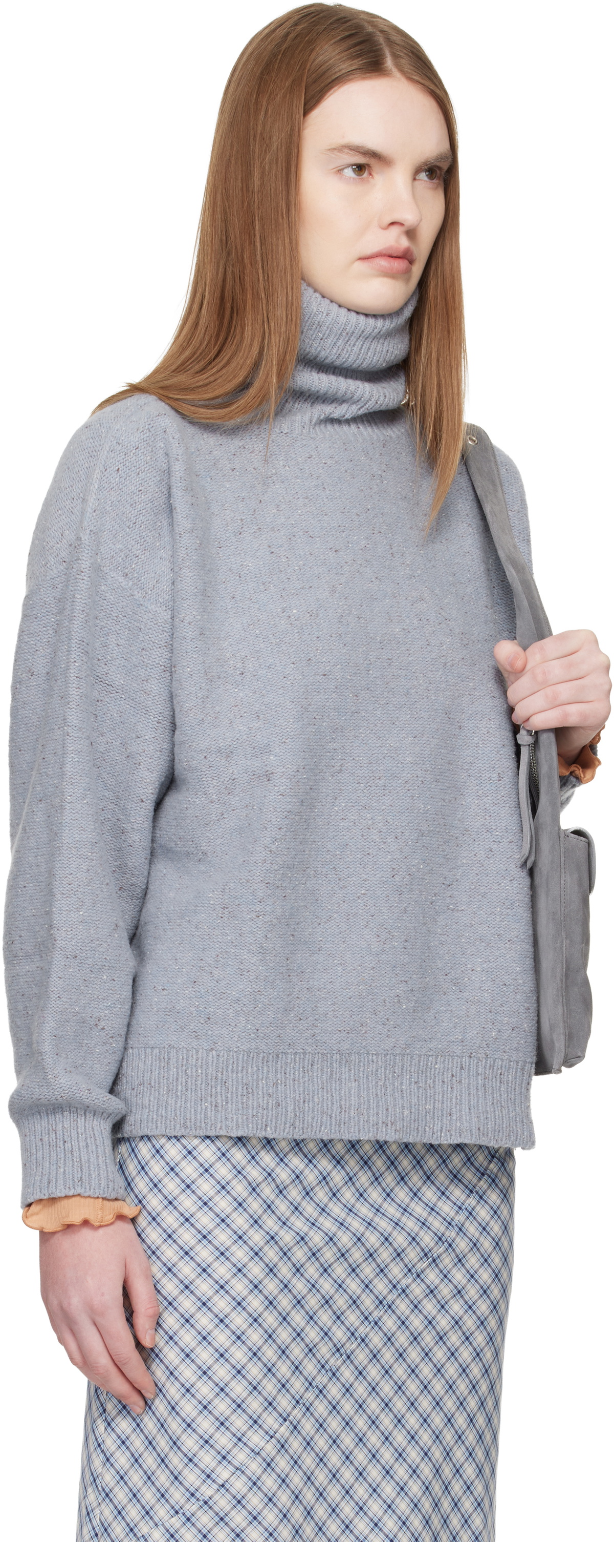 Baserange Blue Mea Turtleneck