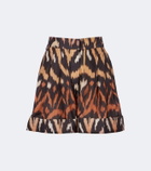 Zimmermann Aster printed silk habutai shorts