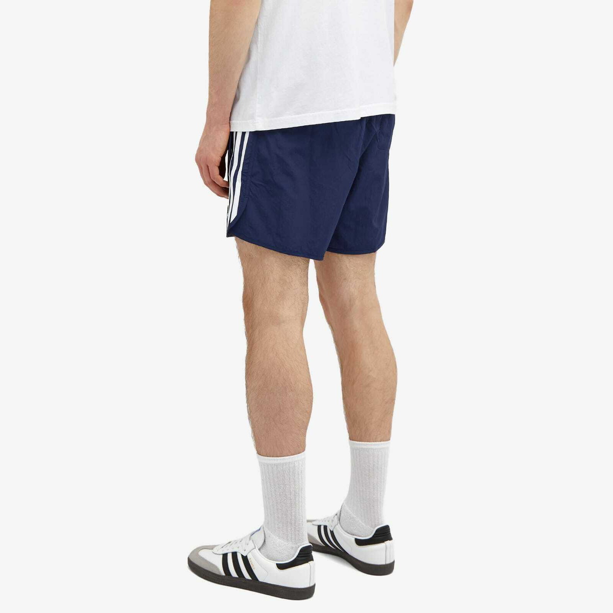 【ADIDAS】3S Sprinter Short Pants - NightIndigo / JD3121 Adidas 3 Stripe Sprinter Short Night Indigo | END. (US)
