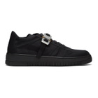 1017 ALYX 9SM Black Satin Buckle Sneakers