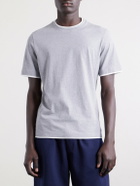 Brunello Cucinelli - Layered Cotton-Jersey T-Shirt - Gray