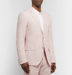 Club Monaco - Grant Light-Pink Slim-Fit Linen Blazer - Pink