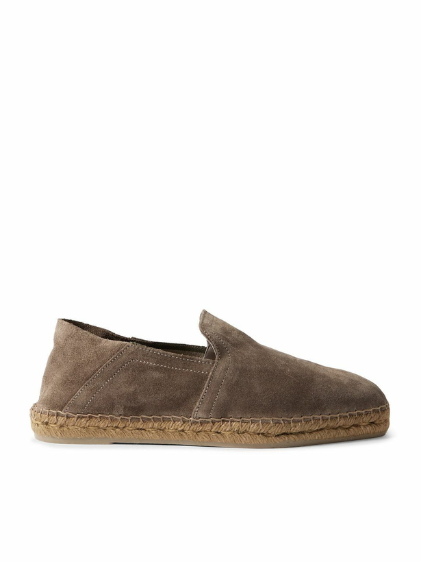 Photo: Castañer - Parker Collapsible-Heel Suede Loafers - Brown