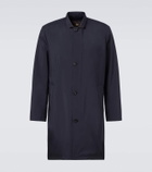 Loro Piana Windmate® suede-trimmed coat