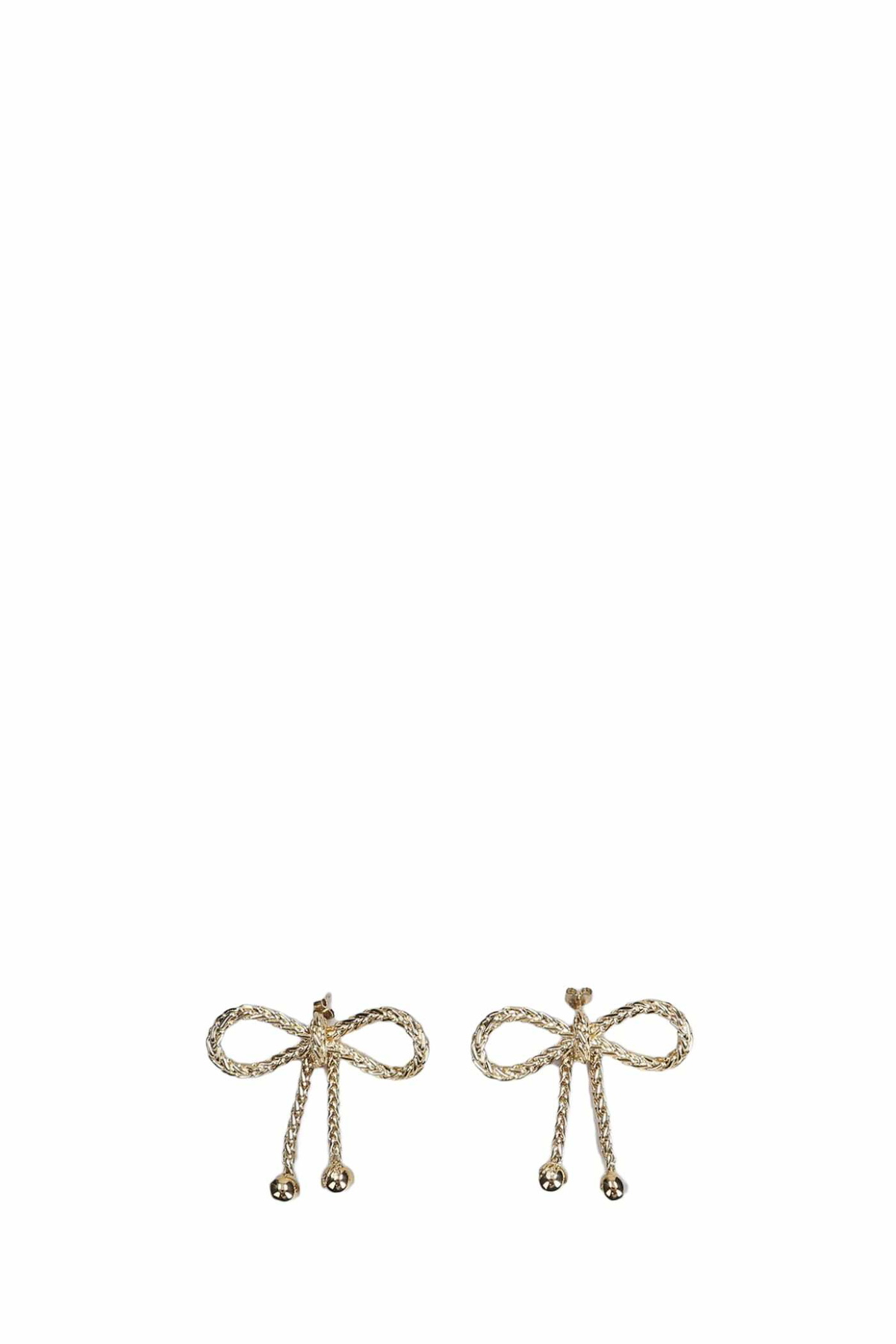 イヤリング BLUMARINE EARRINGS Rhinestone Bow Earrings | Blumarine