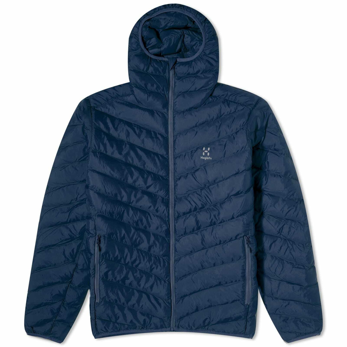 Haglofs Men's Sarna Mimic Hooded Jacket in Tarn Blue Haglofs